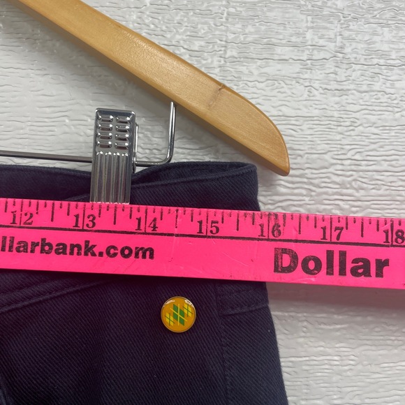 Fairwhale Jeans vintage Black Denim Straight Leg Pants Button ‎ Design 32" Waist - Picture 4 of 8